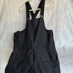 Alpine Swiss Snow Bibs in Black. Men's Small. NWOT.